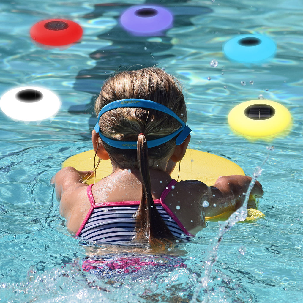 Solar Floating Pond Light RGB Color Changing Pool Light with Remote Control