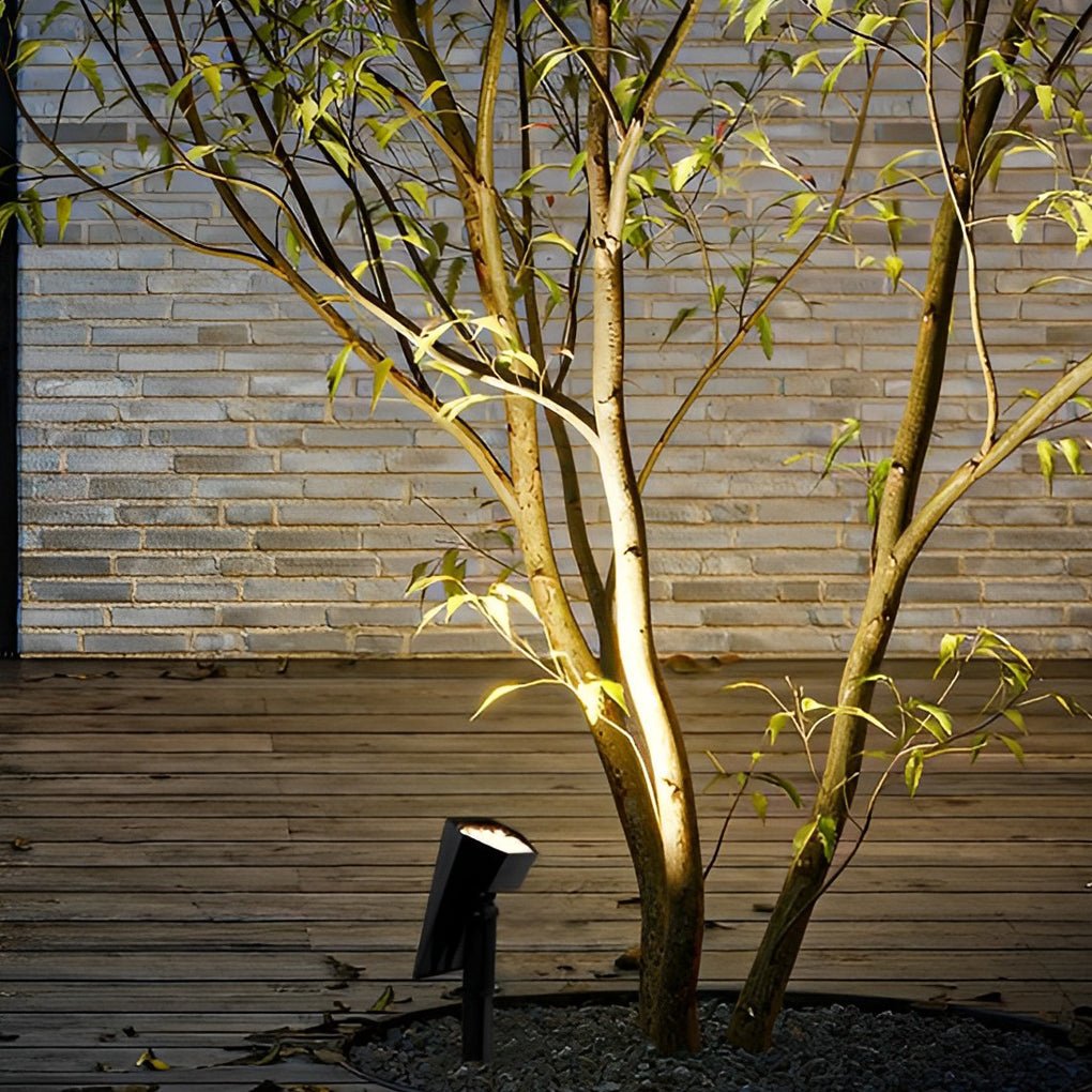 Flood Spike Light Adjustable Solar Spotlight with Cool White & Warm White Modes