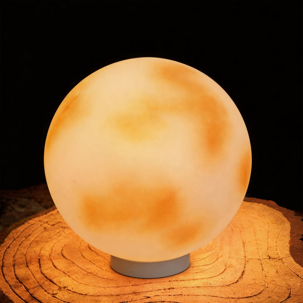 Solar Moon Fence Post Light Outdoor Pillar Lamp for Garden Pathway