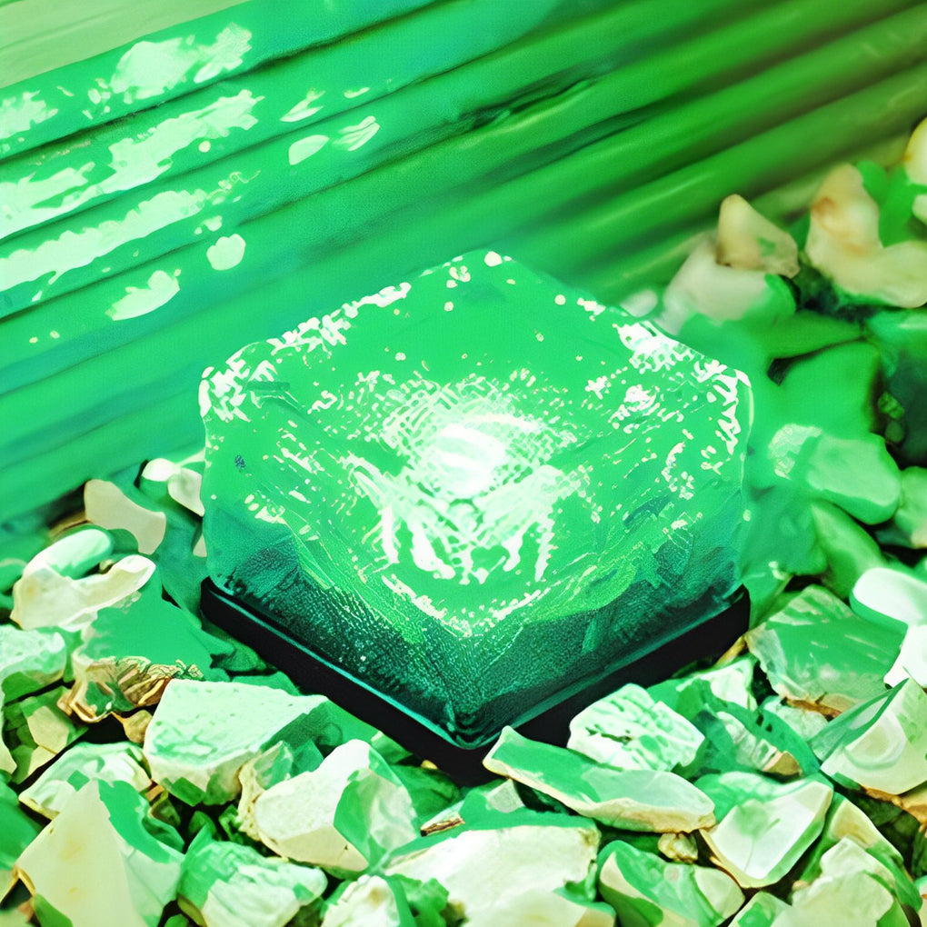 Outdoor Solar Ice Cube Lights, LED Step Lights for Garden Path & Patio
