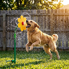 Dancing Flower Lawn Sprinkler, Outdoor Garden Water Sprinkler for Kids and Pets