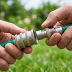 Stainless Steel Garden Hose Quick Connect Fittings Set, 3/4" GHT Connector