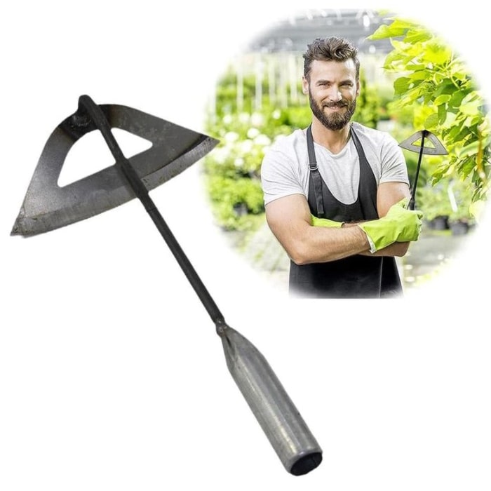 All-Steel Hardened Hollow Hoe