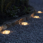 Outdoor Solar Ice Cube Lights, LED Step Lights for Garden Path & Patio