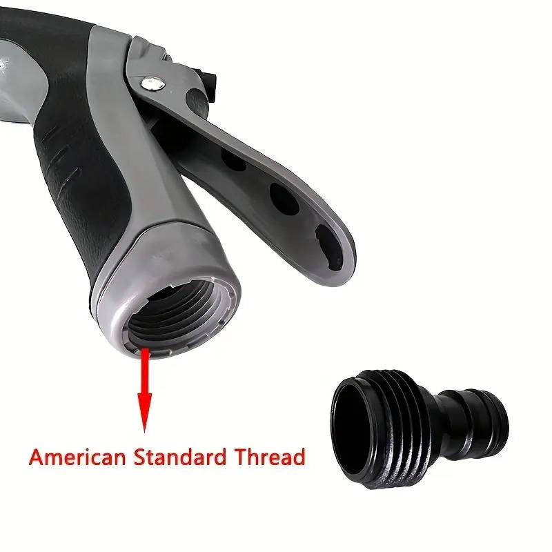 Universal Fit Stainless Steel Garden Hose Nozzle High Pressure Long