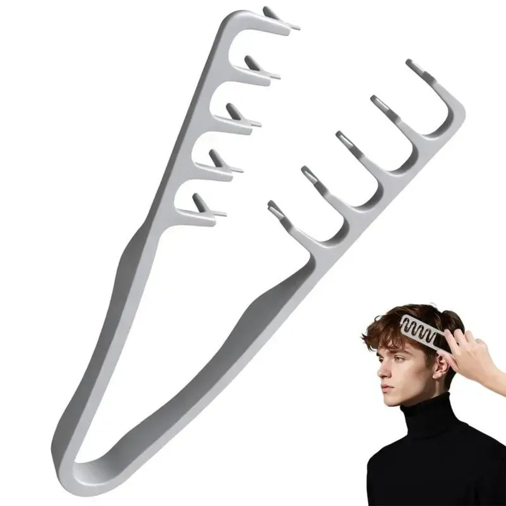 Men's Hair Texture Comb – Dual-Sided Styling Comb for Volume & Lift