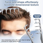 Men's Hair Texture Comb – Dual-Sided Styling Comb for Volume & Lift
