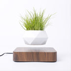 Magnetic Levitating Flower Pot Floating Rotating Planter for Home Office Decor