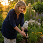 Solar Owl Garden Light Outdoor Waterproof LED Landscape Path Decor