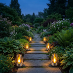 Solar Flickering Candle Light for Patio, Garden and Outdoor Decor