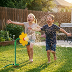 Dancing Flower Lawn Sprinkler, Outdoor Garden Water Sprinkler for Kids and Pets