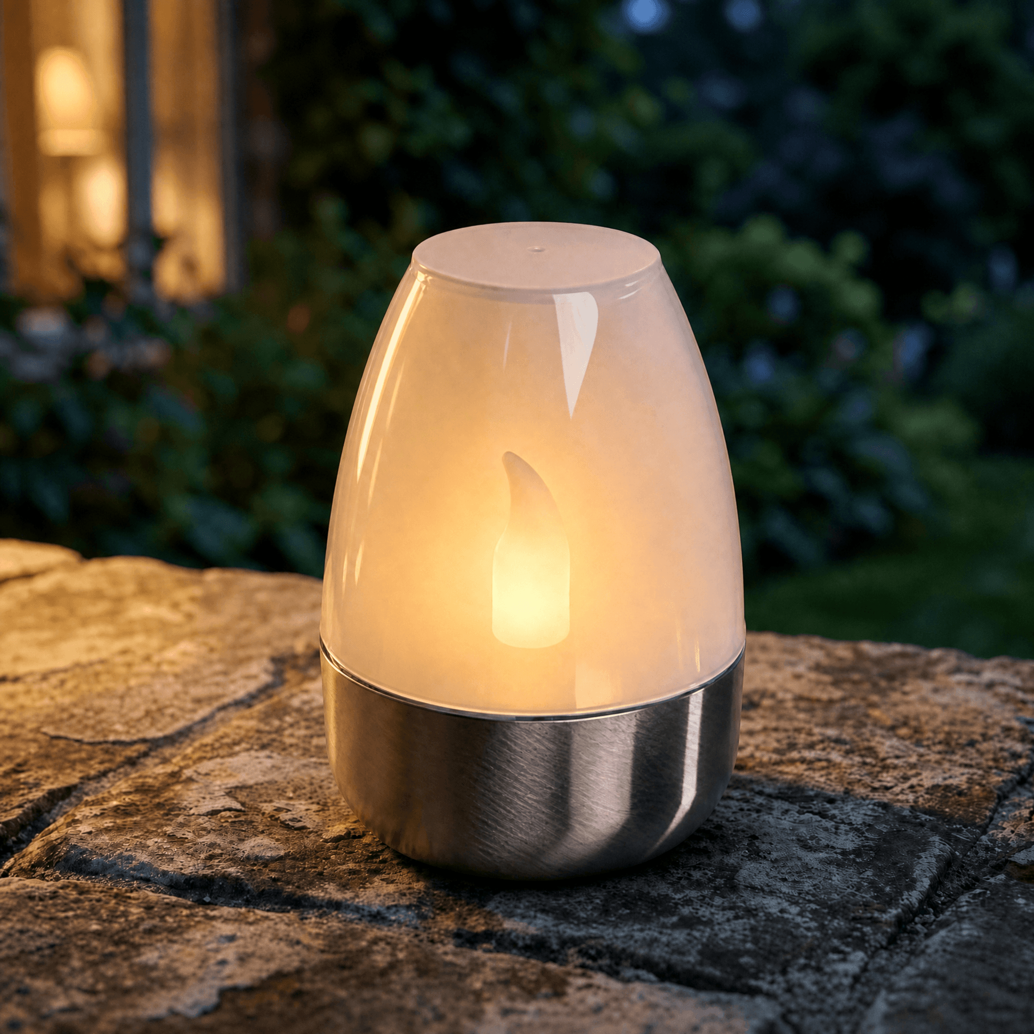 Solar Flickering Candle Light for Patio, Garden and Outdoor Decor