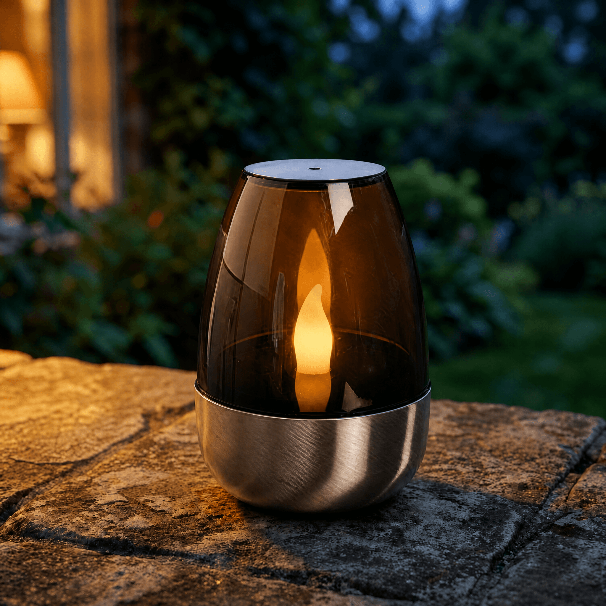 Solar Flickering Candle Light for Patio, Garden and Outdoor Decor