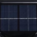 Decorative Solar Fence Lights with Warm Scallop Glow, 6 Pack