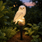 Solar Owl Garden Light Outdoor Waterproof LED Landscape Path Decor