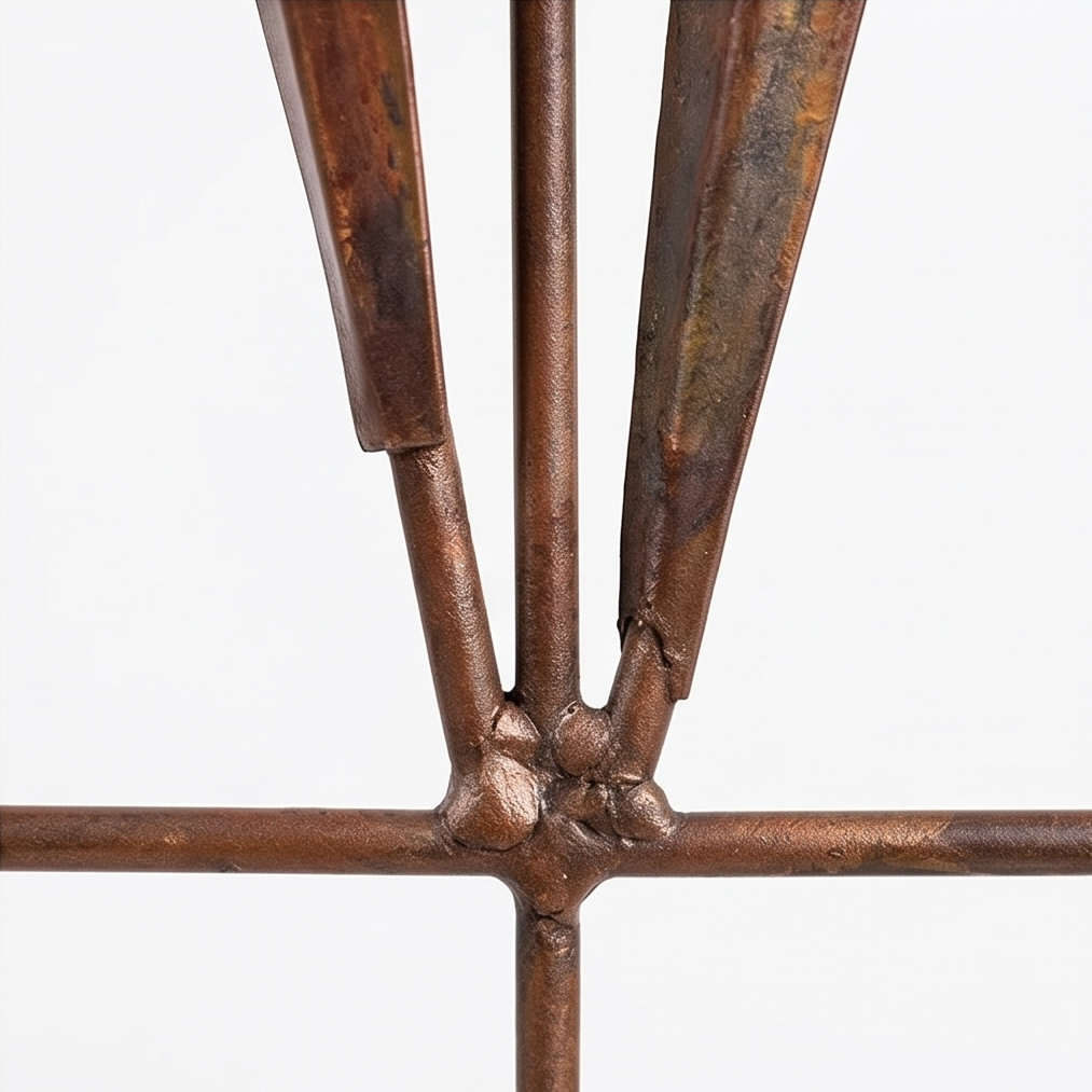 Copper Calla Lily Garden Stake with Bell Chimes, Outdoor Flower Decor