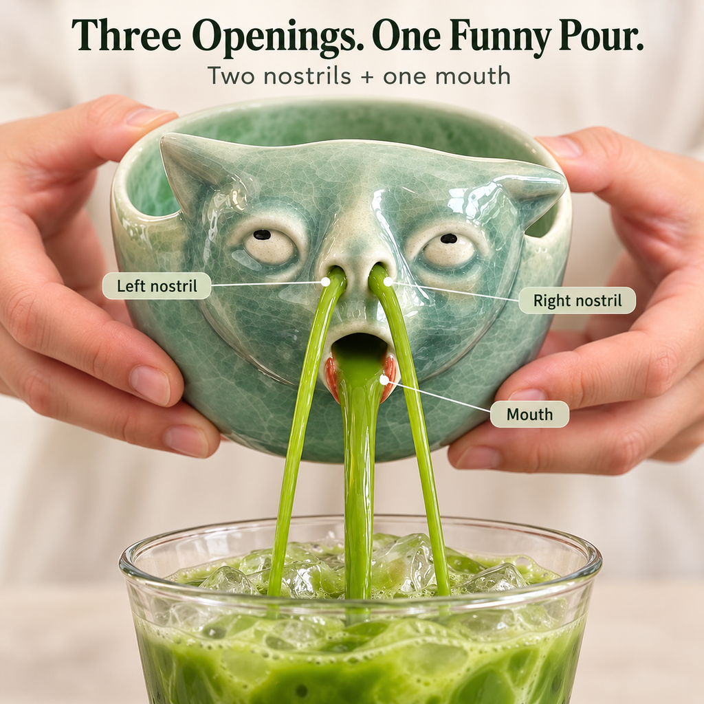 Runny Nose Matcha Pouring Bowl