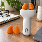 Mini Electric Kneading Massager with Dual Silicone Heads
