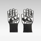 Heat Resistant BBQ Gloves with Long Cuff, Non-Slip Grilling Gloves