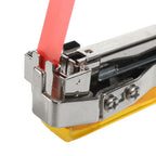 Plant tying machine tape loading mechanism for garden tapener tool