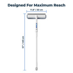 Window Squeegee with Spray & Extendable Handle for Glass Cleaning