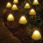 Solar Mushroom Garden Lights, LED Outdoor Solar Pathway Decor