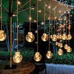 Solar Pendant String Lights, LED Outdoor Garden Patio Decorative Lights