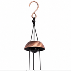 Five Bell Brass Wind Chime for Outdoor Porch and Garden Decor