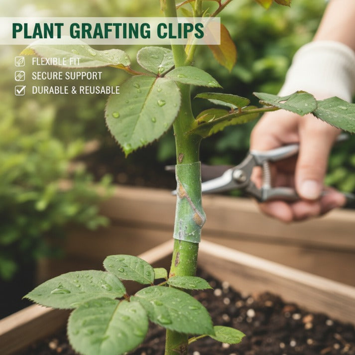 Silicone Grafting Sleeves for Fruit Trees, 50-Piece Mixed Size Set