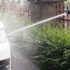 High-pressure spray gun with adjustable nozzle