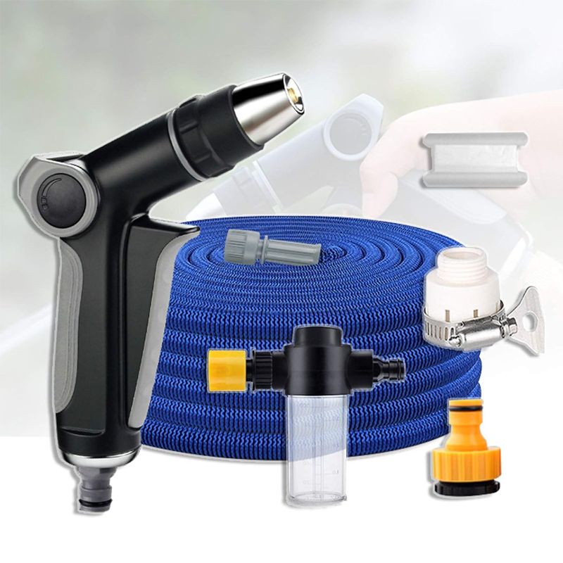 High-pressure spray gun with adjustable nozzle