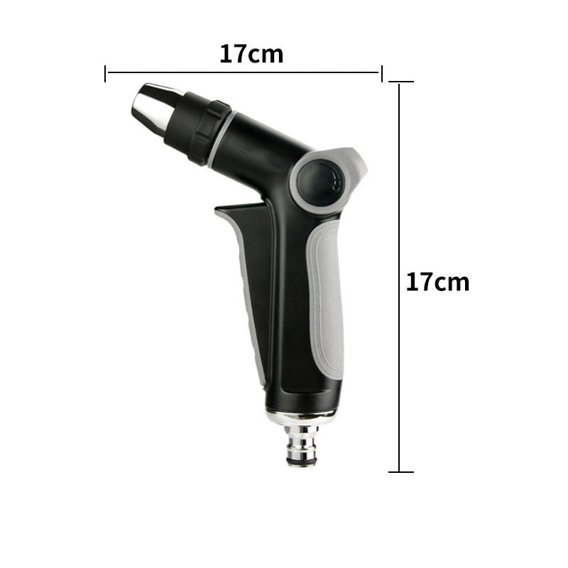 High-pressure spray gun with adjustable nozzle