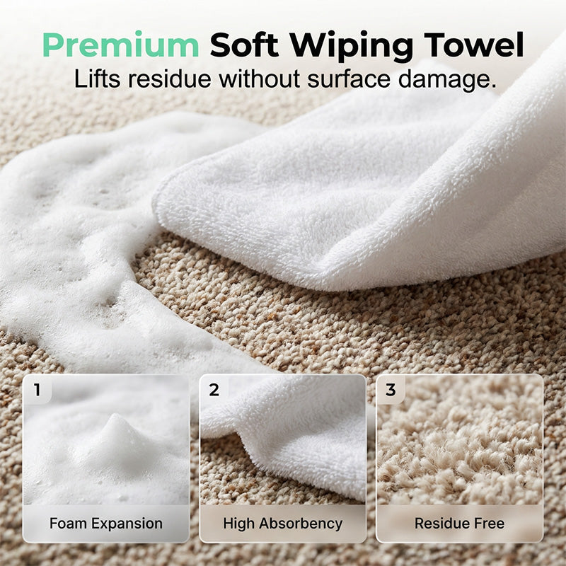 2-Pack Carpet & Clothing Foam Stain Remover – Spot Cleaner