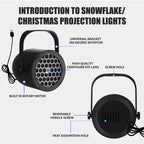 USB Christmas Light Projector for Indoor Holiday Decorations