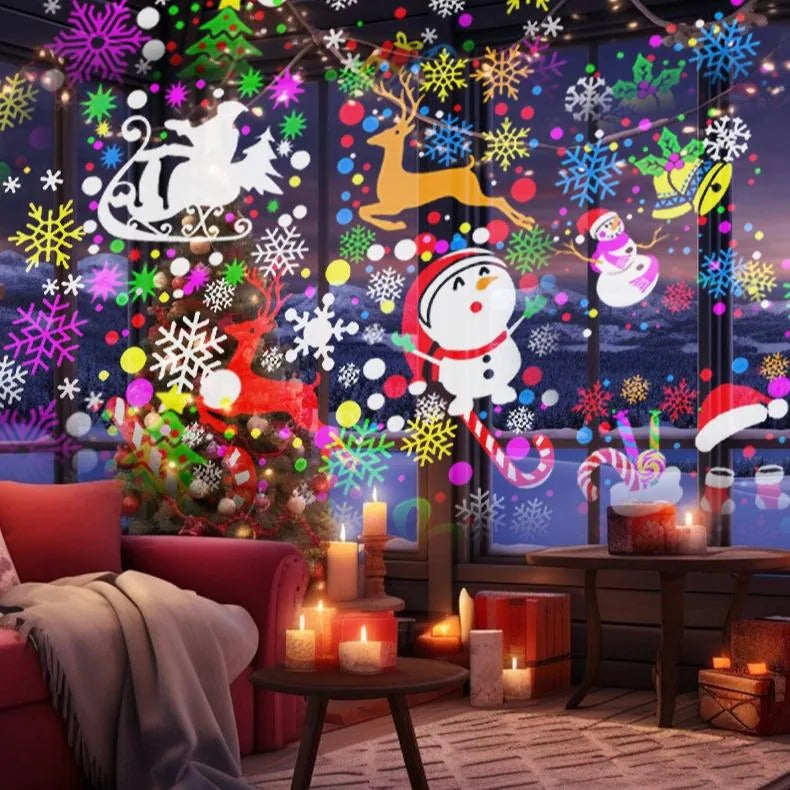 USB Christmas Light Projector for Indoor Holiday Decorations