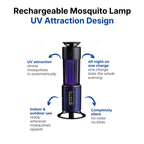Rechargeable UV Mosquito Trap Lamp for Indoor and Outdoor Use