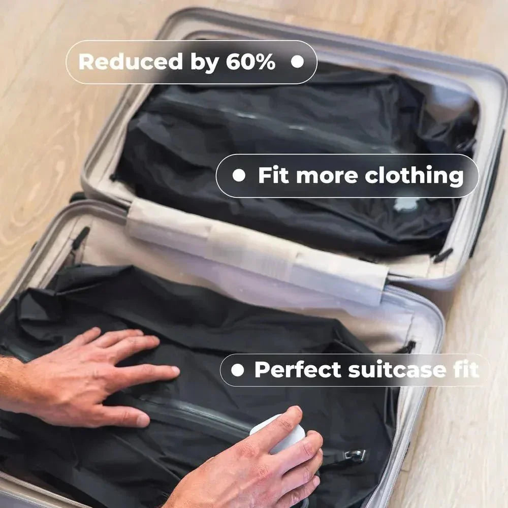 17L Travel Compression Bag with Pump for Clothes & Luggage
